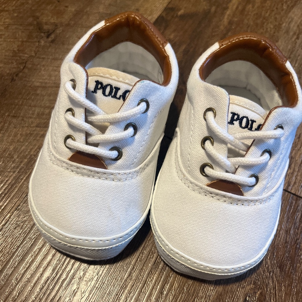 Baby’s Ralph Lauren sneakers